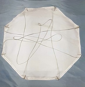 20" White Rip-stop Nylon Parachute 
